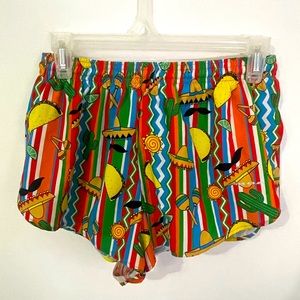 BOA Taco Print Trainer Athletic Shorts | SIze M/L Large
